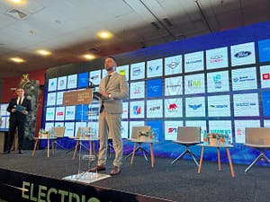 Professor Boris Dumnić, Dean of the School of Technical Sciences, delivered a speech